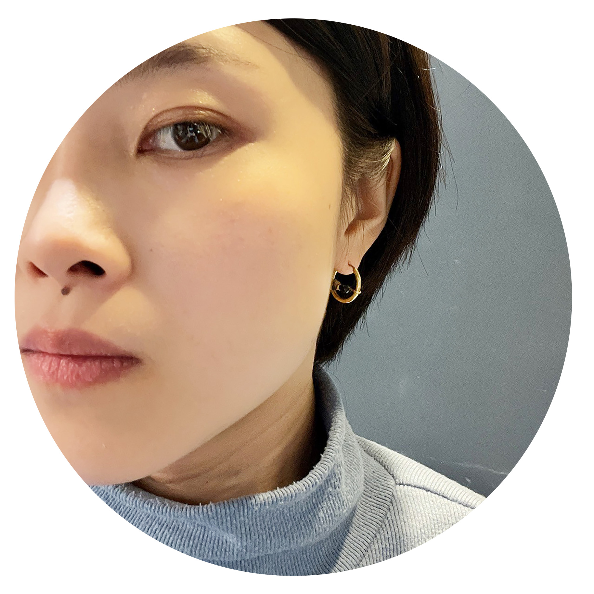 静かな天然石イエローイヤリング_石（クリップ不可） - ショップ